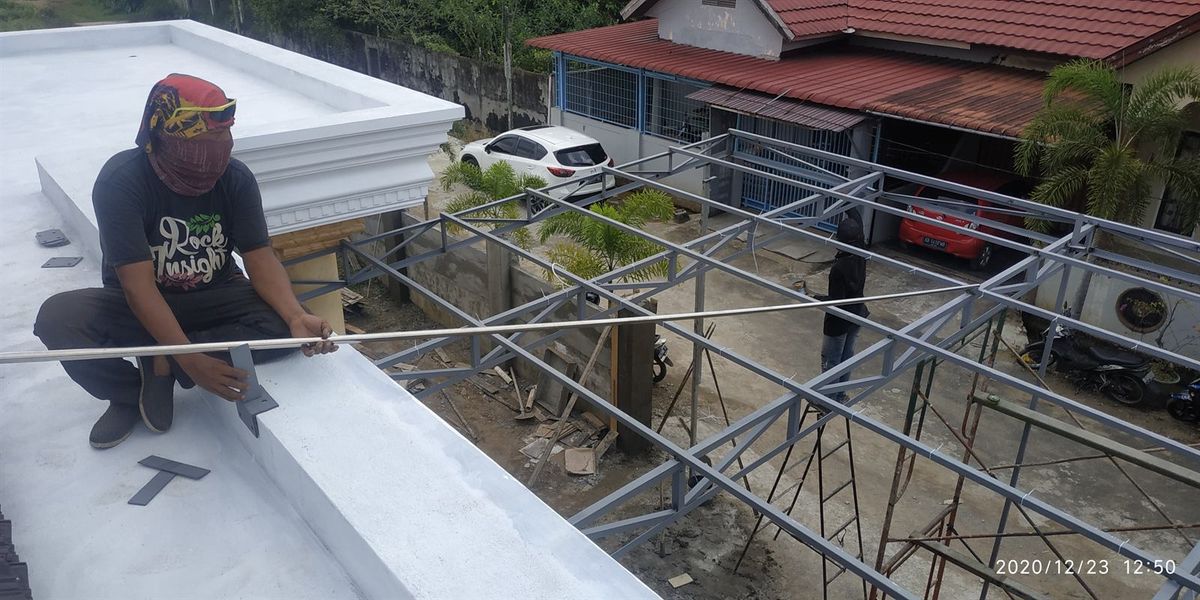 kanopi tanjung hulu - Dokumentasi Proyek
